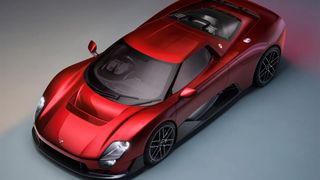 McLaren car in red
