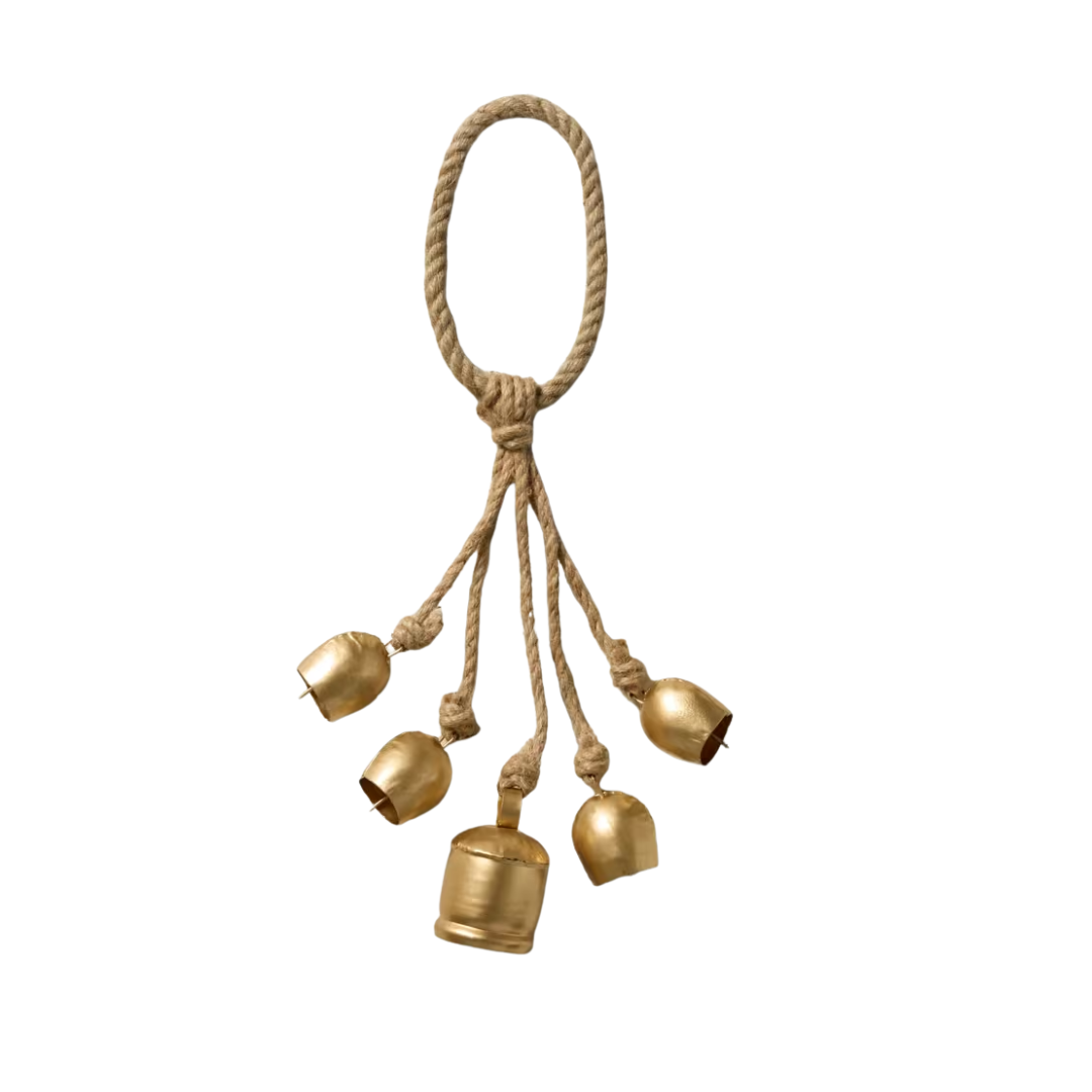 Brass bell swag