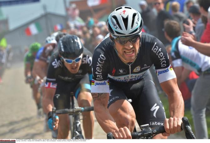 Tom Boonen was a key cog for Omega Pharma-Quick Step claiming the win