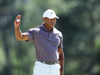 Tiger Woods at The Masters 2024 at Augusta National