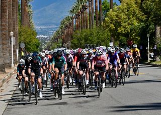 Redlands Bicycle Classic women's pro peloton on stage 5