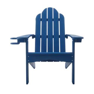 Navy blue Adirondack chair