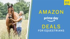 Horse & Hound Amazon Prime Day deals graphic with horse and rider