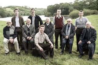 The young cast of The Windermere Children and the real-life Holocaust survivors