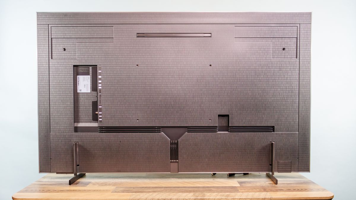 the back of a Samsung S95H OLED TV