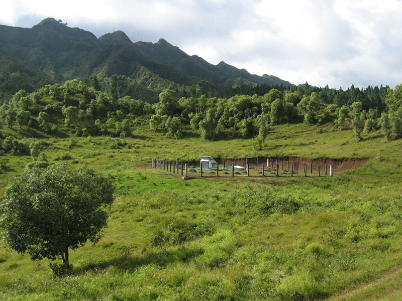 A Comprehensive Nuclear-Test-Ban Treaty Organization Infrasound station IS21, Marquesas Islands, France.