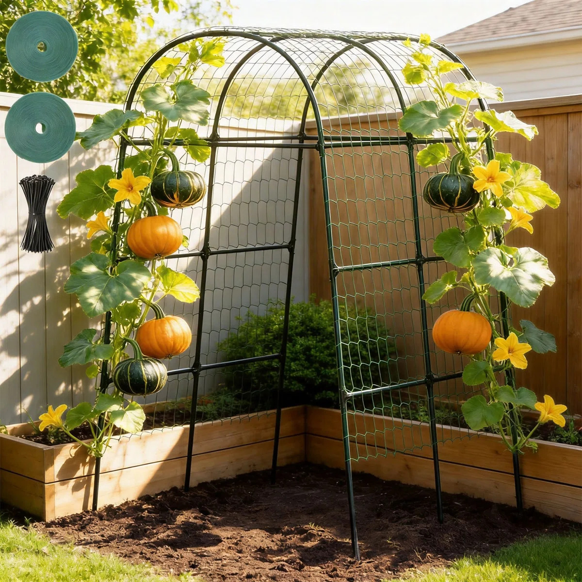 Wayfair metal arch trellis
