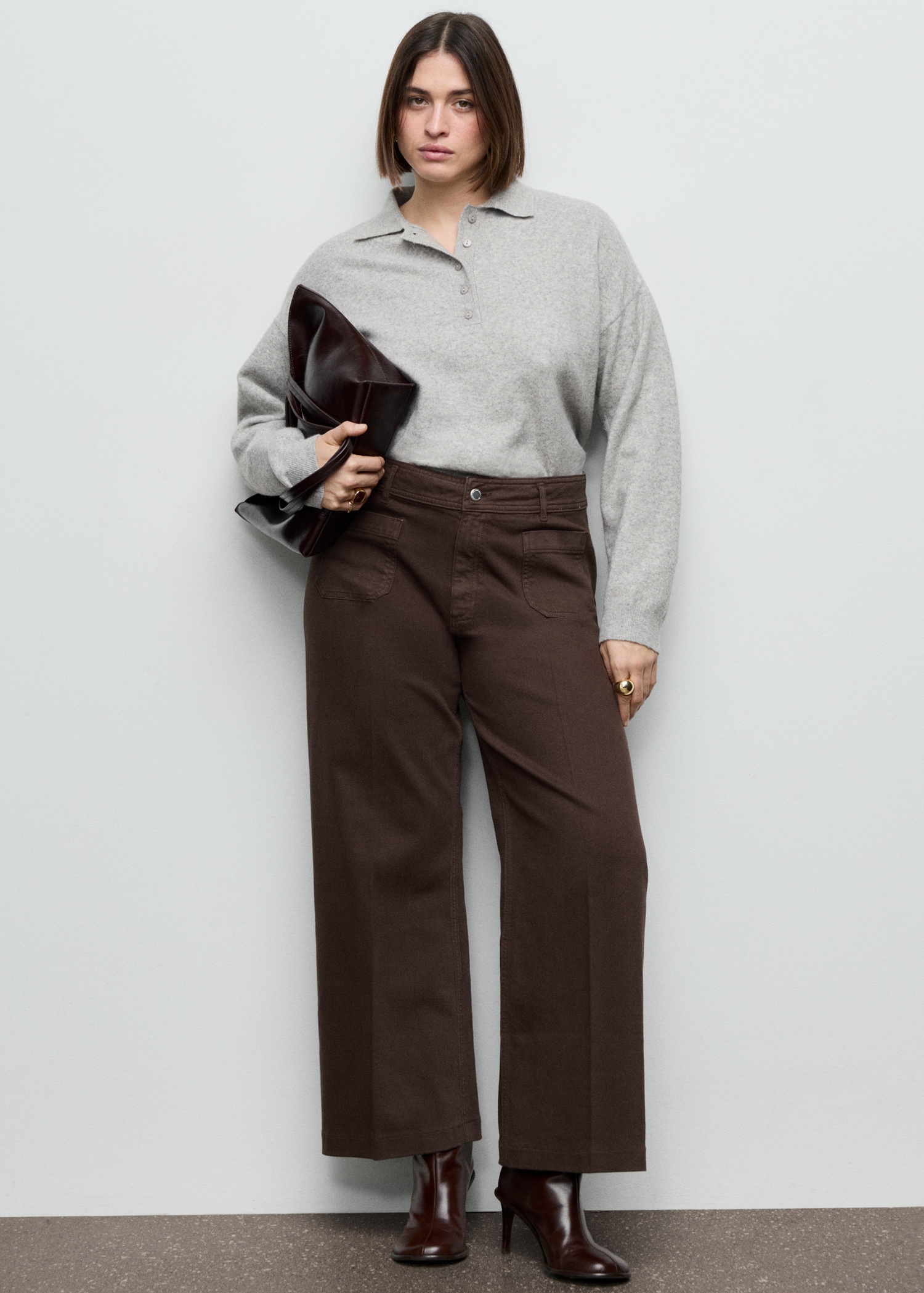 Wide Leg Jeans With Pockets - Women | Mango United Kingdom