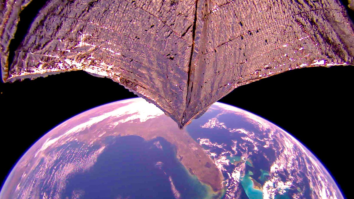 LightSail 2 took this image of Florida on December 24, 2021.