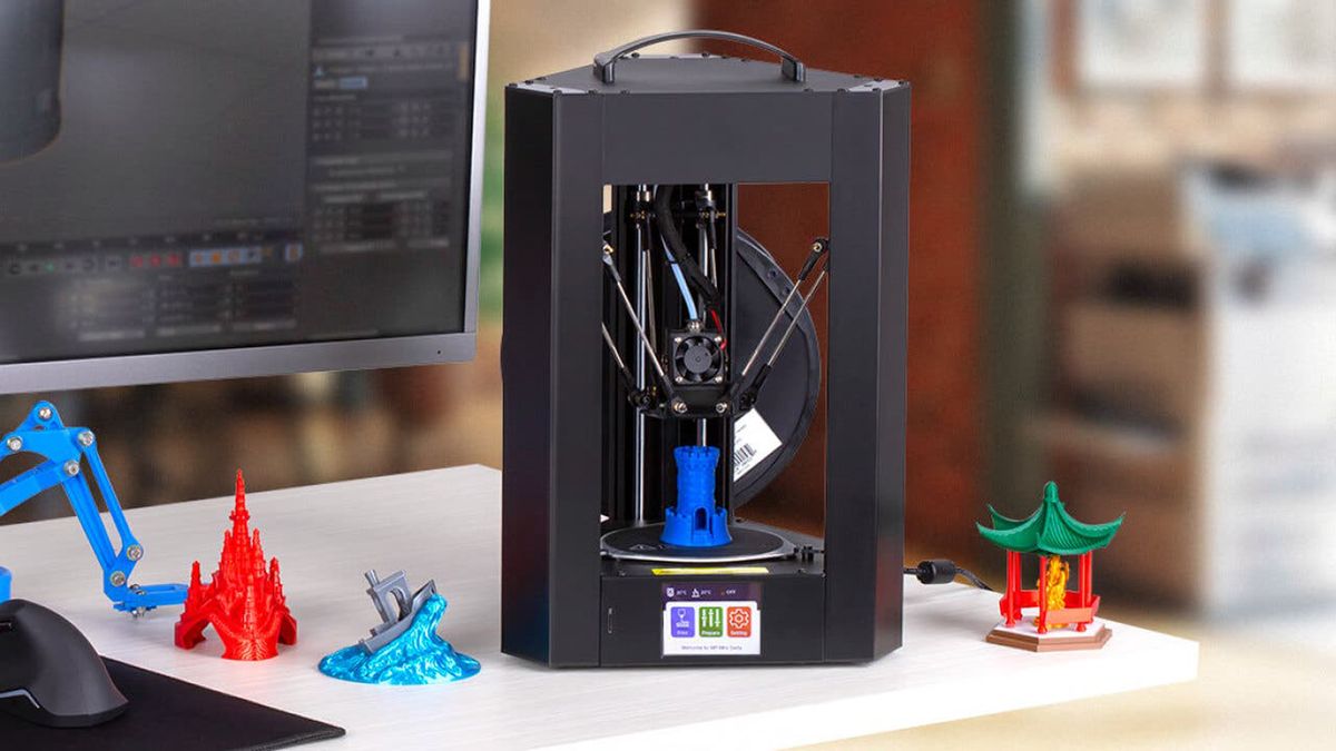 Monoprice Delta Mini V2 3D printer review Great for beginners Tom's