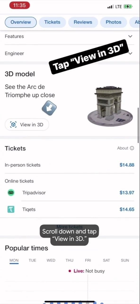 Google Ar Search 3d Monuments