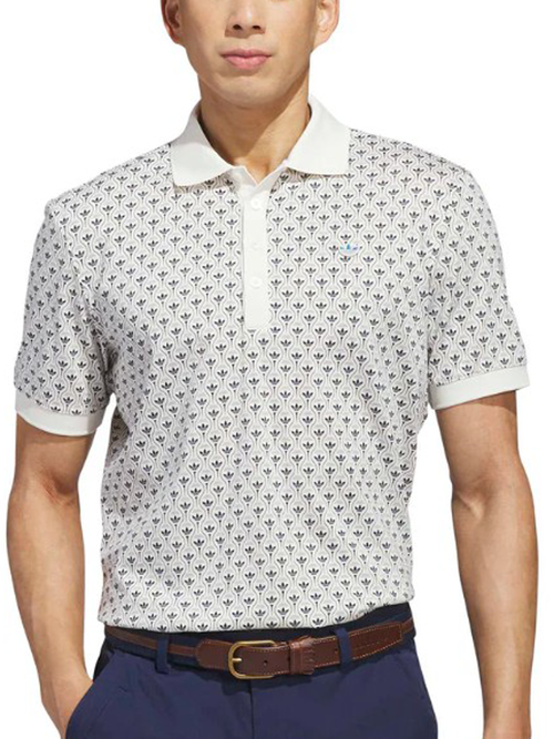 adidas Originals All Over Trefoil Golf Polo Shirt
