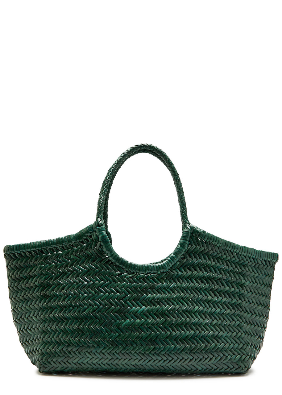 Nantucket Large Knitted Leather Tote Bag