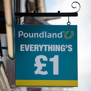 poundland signage board