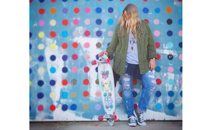 Pro skateboarder Cindy Whitehead