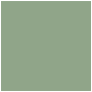 An earthy, tranquil green swatch of paint from Farrow & Ball