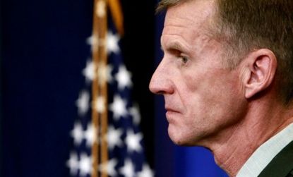 McChrystal is under fire for comments he and his staff made to a Rolling Stone reporter