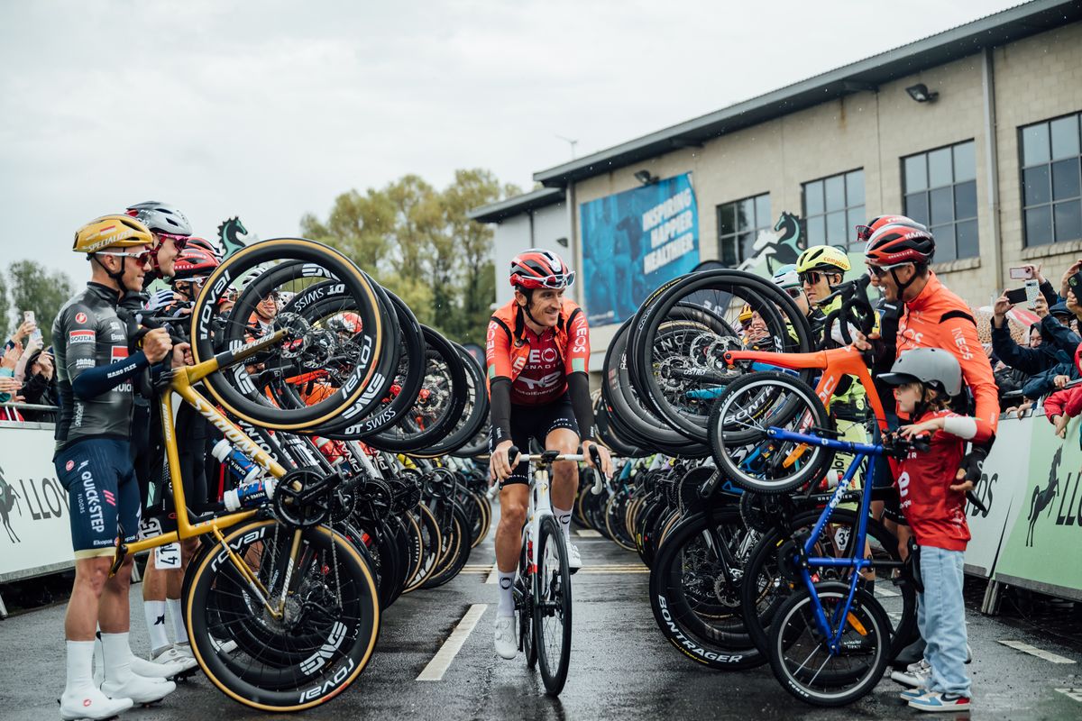 Geraint Thomas at the Tour of Britain