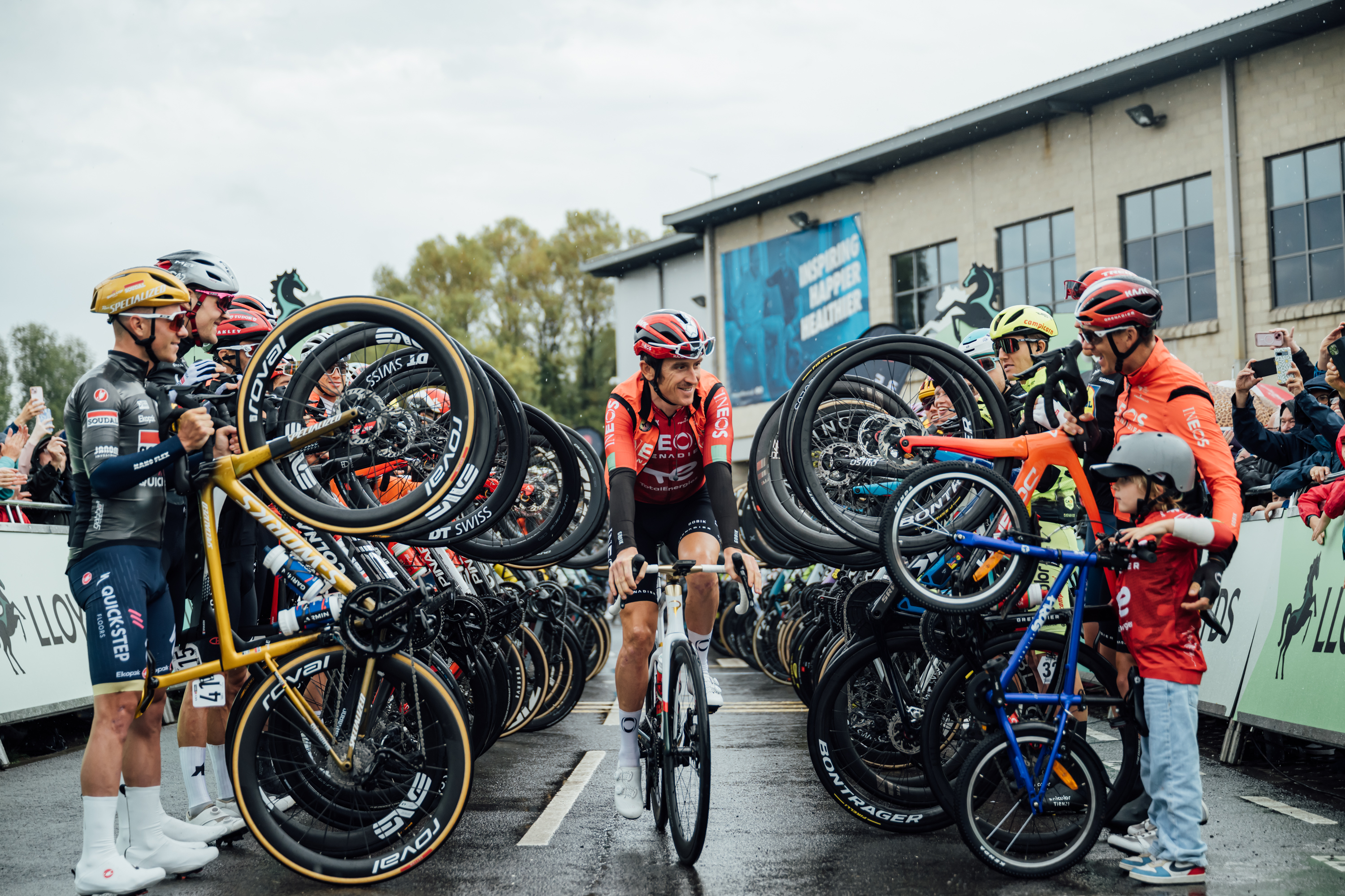 Geraint Thomas at the Tour of Britain