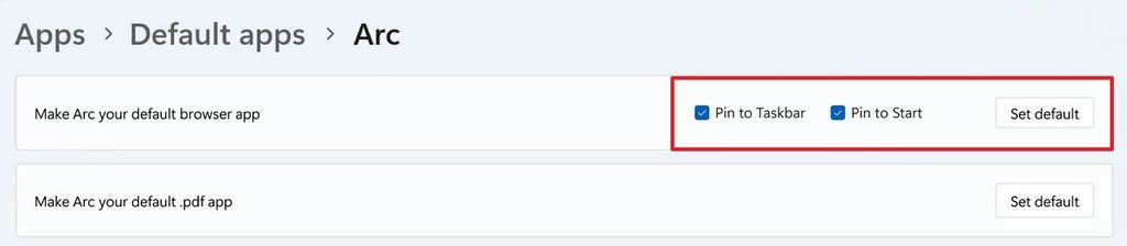 Windows 11 new default browser settings