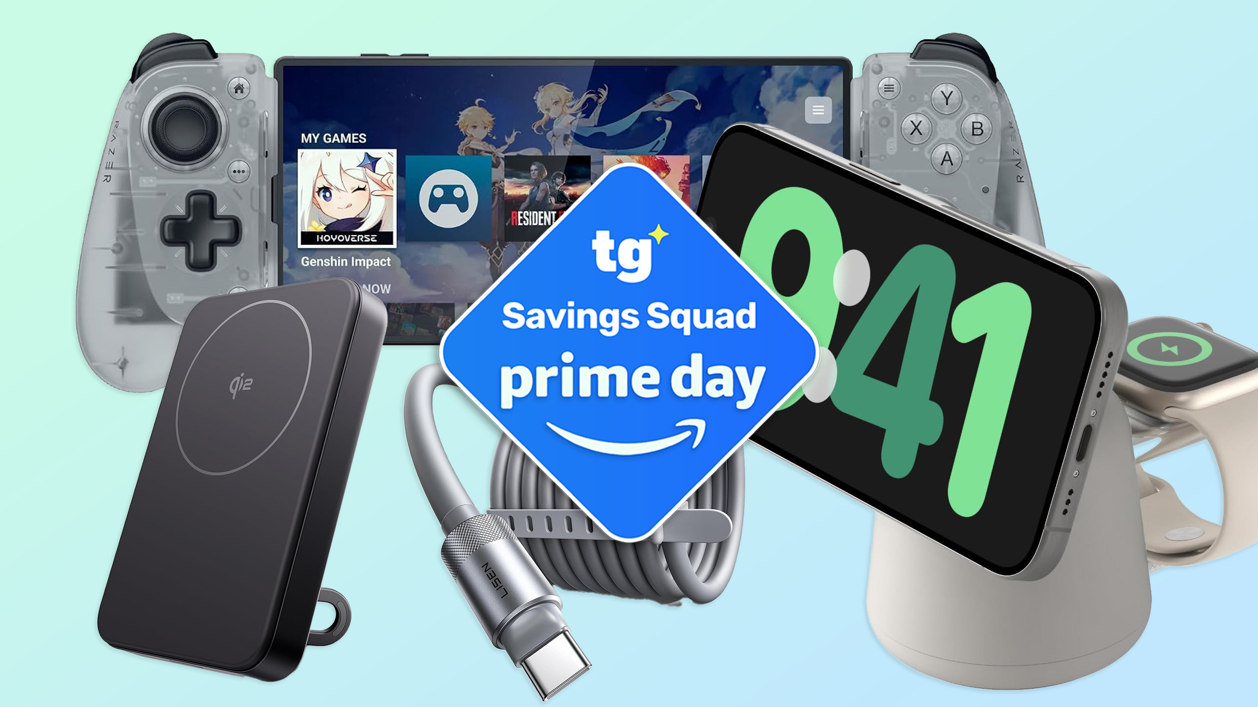 A bunch of Prime Day Phone Accessories together.