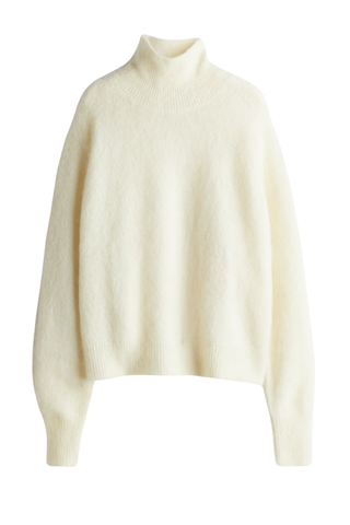 Mohair-Blend Turtleneck Jumper