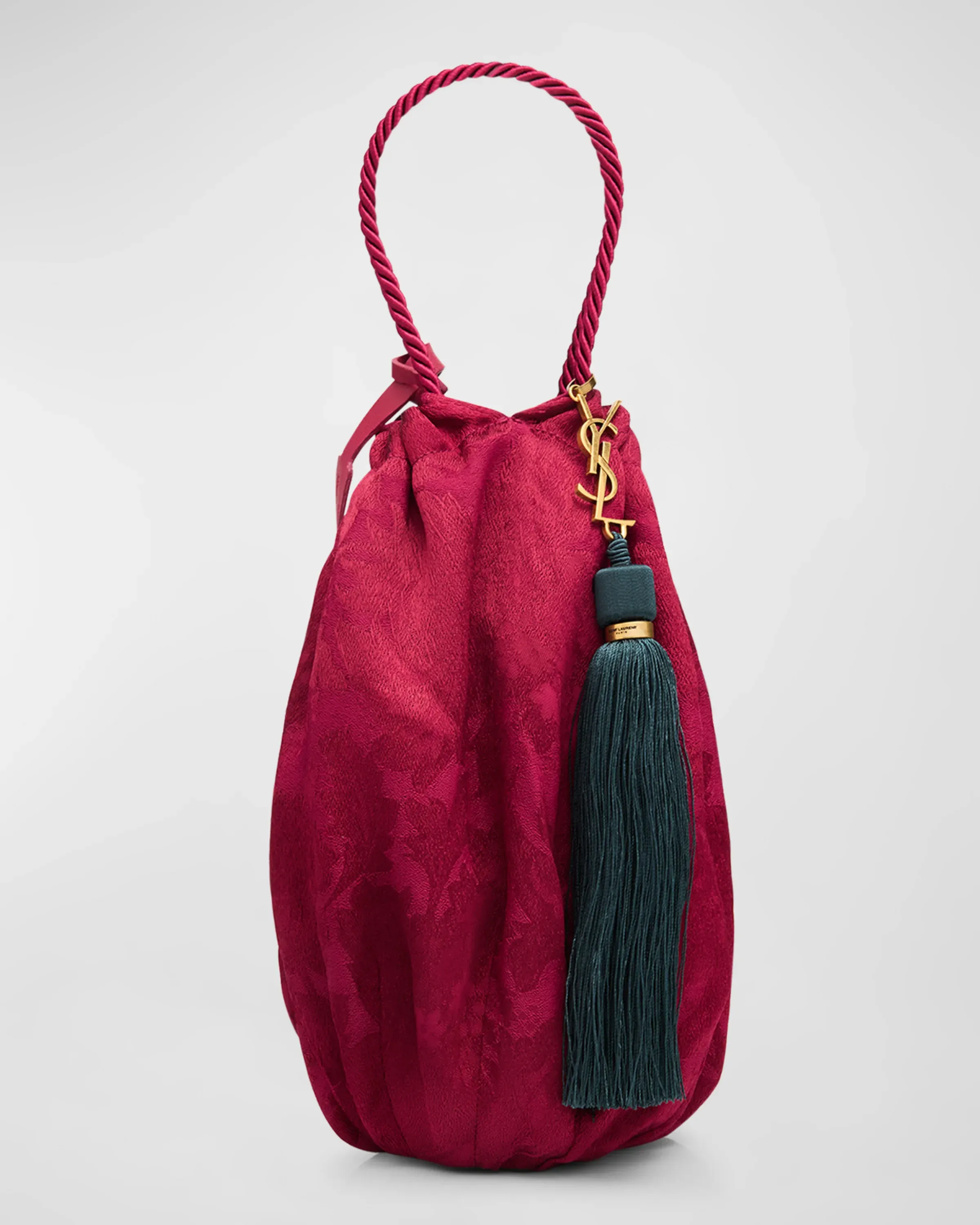 Saint Laurent, Tassel Evening Pouch Bag