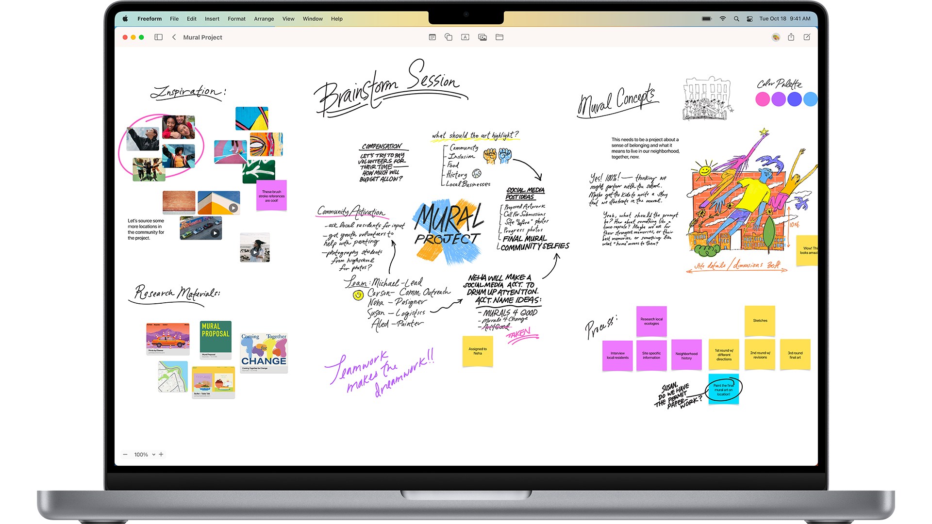 MacBook Pro de forma libre con macOS 13.1