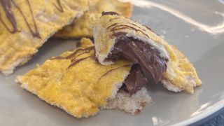 These air fryer Nutella toast pies are the ultimate comfort snack
