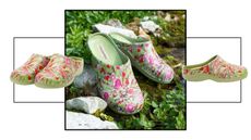 Floral print Backdoorshoes Poppy explosion clogs