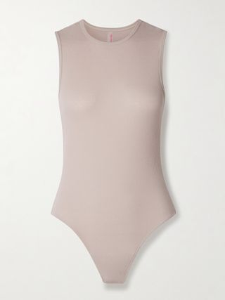 Luxury Rib Stretch Pima Cotton and Modal-Blend Bodysuit