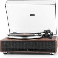 1 by ONE High Fidelity Belt Drive Turntable with Built-in Speakers, Vinyl Record Player: $229.97 $163.97 at Amazon (w/ coupon)