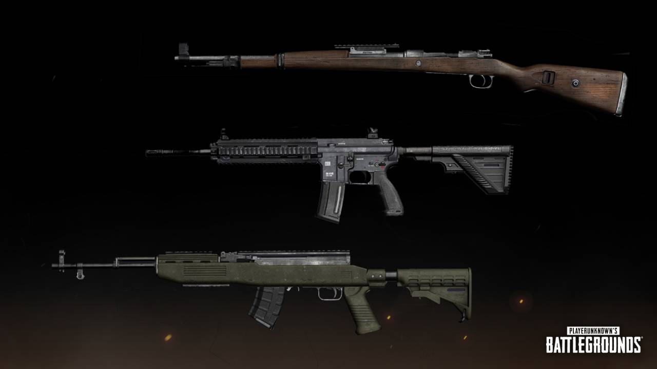 PUBG update 8.2 weapons