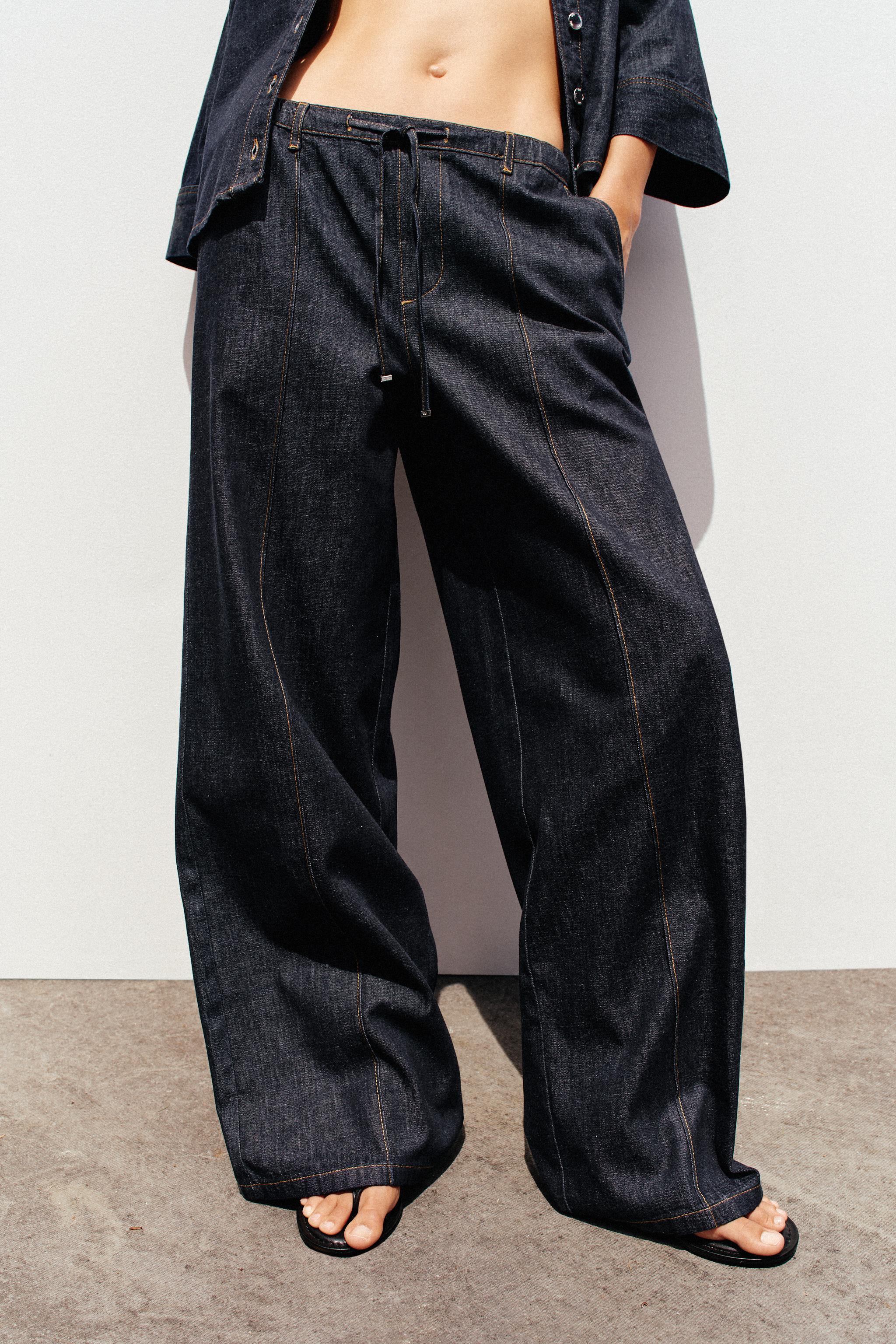 Z1975 High Rise Wide Leg Jogger Jeans
