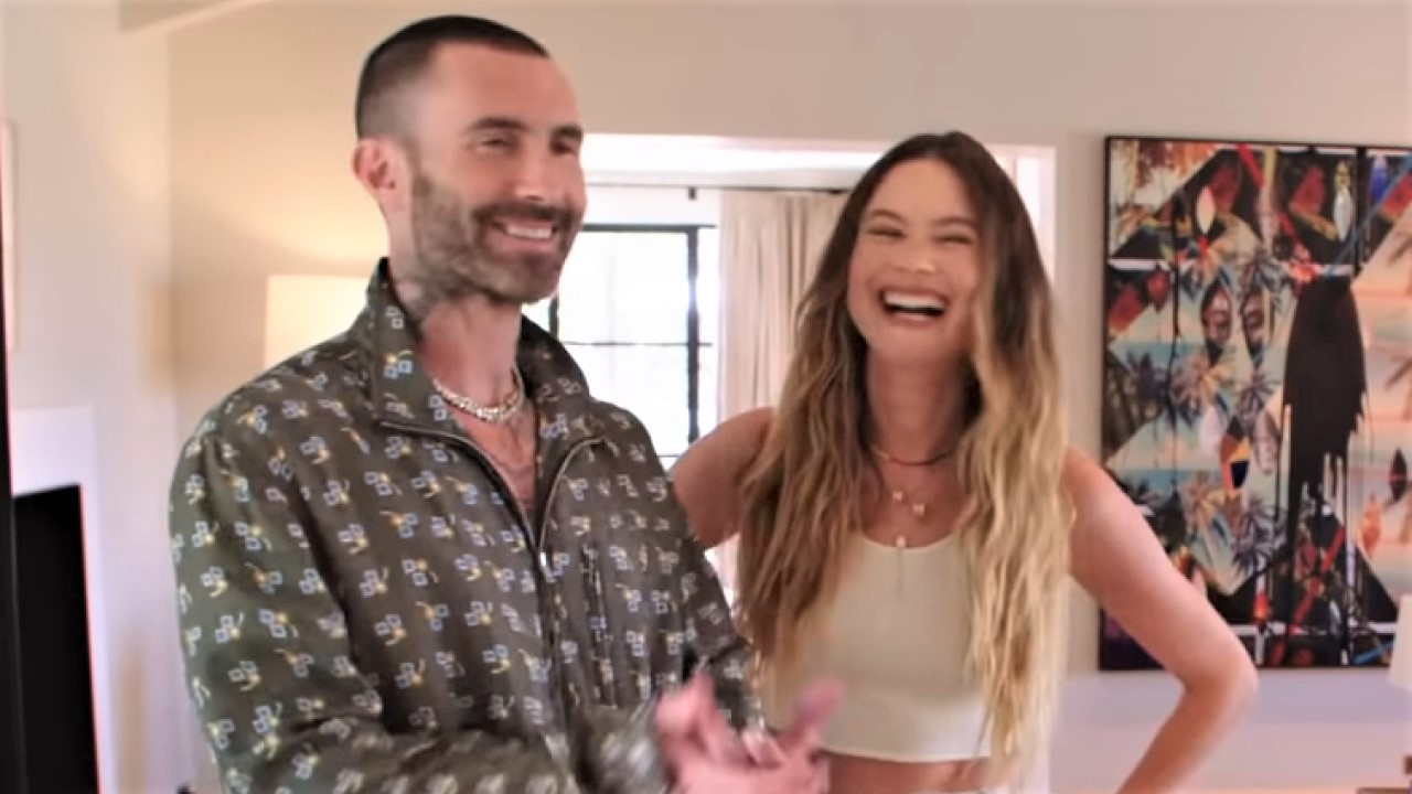 Adam Levine and Behati Prinsloo feature their home in Architectural Digest.