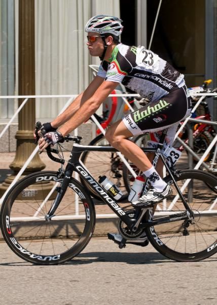 Matt Rice (Bahatti Foundation) looks relaxed during the opening laps.