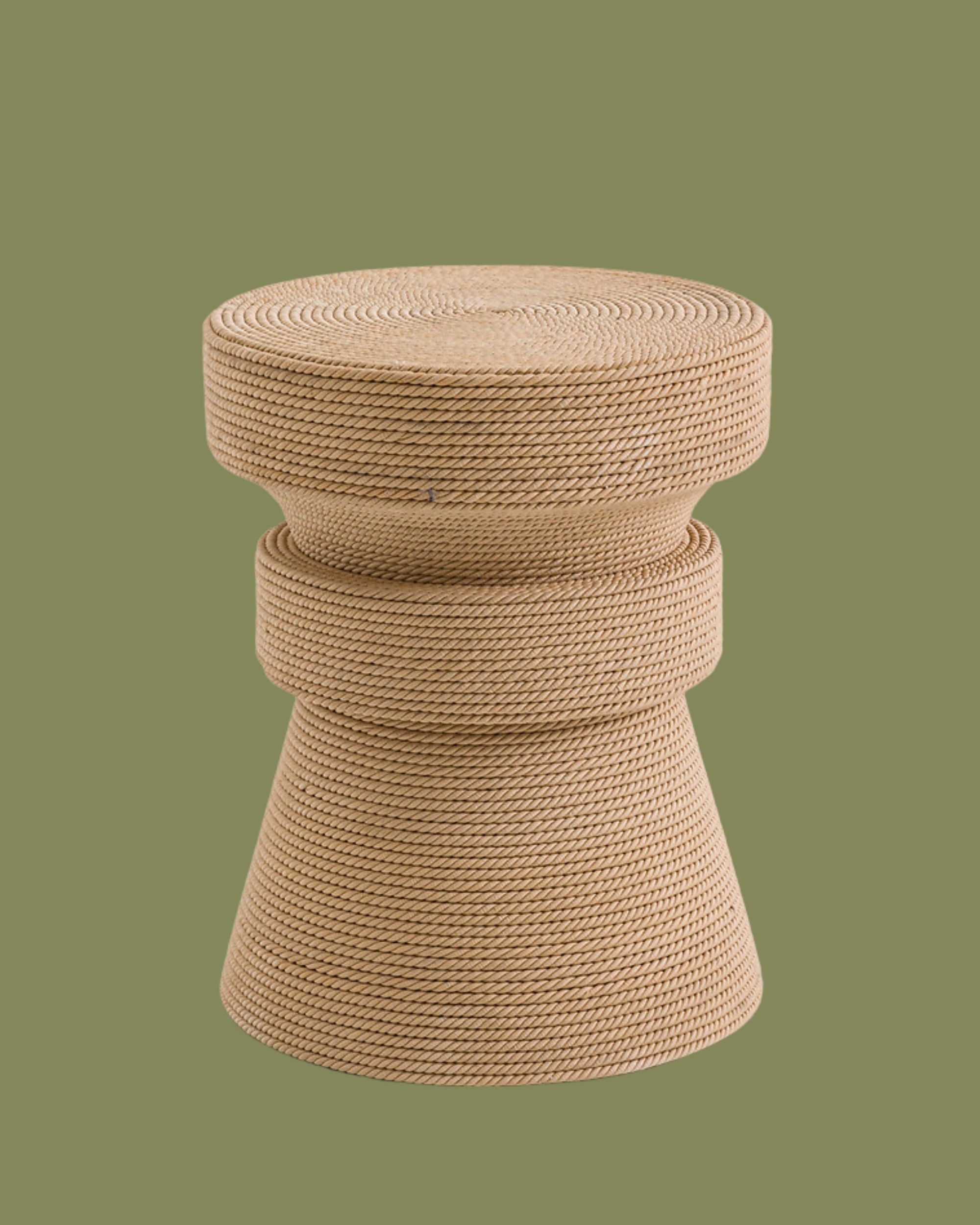 La Redoute, Sablas Mango Wood &amp;amp; Rope Side Table