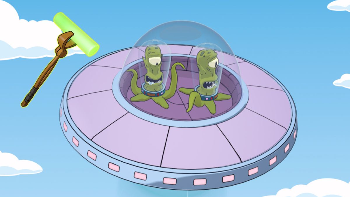 Welcome Fortnite’s new alien overlords with this Kang and Kodos Glider, available to MyDisney account holders until February