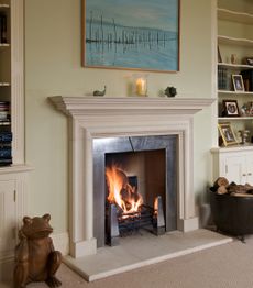 Haddonstone stone surround.