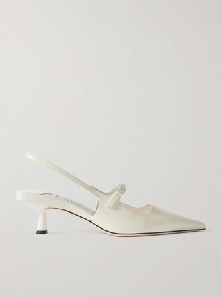 Didi 45 Patent-Leather Slingback Pumps