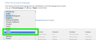 how to force install windows may 2020 update - select language