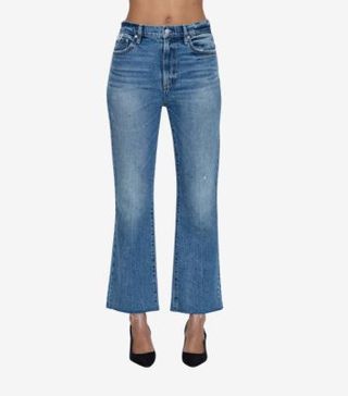 Image of denim bootcut jeans 