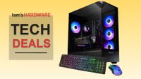 Tech Deals Cover Image featuring an iBuypower Elements 9 gaming PC.