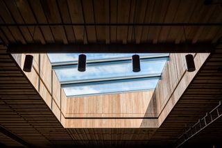 roof lights in the theatre