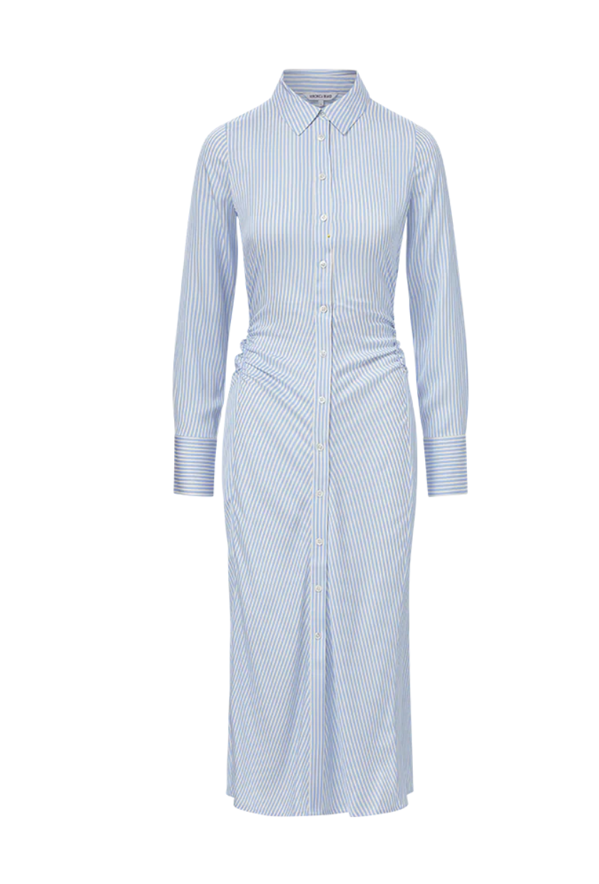 An image of a Veronica Beard shirt dress.