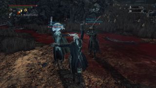 Buddies in Bloodborne, including a familiar one.