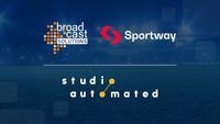 Sportway, Broadcast Solutions, Studio Automated logos.