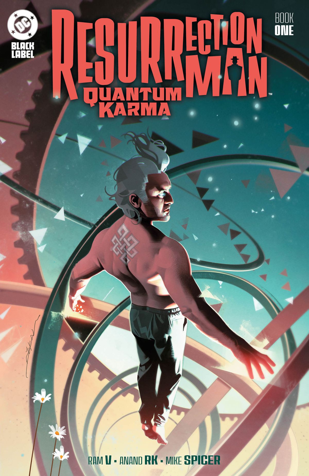 Jeff Dekal's main cover for Resurrection Man: Quantum Karma #1.