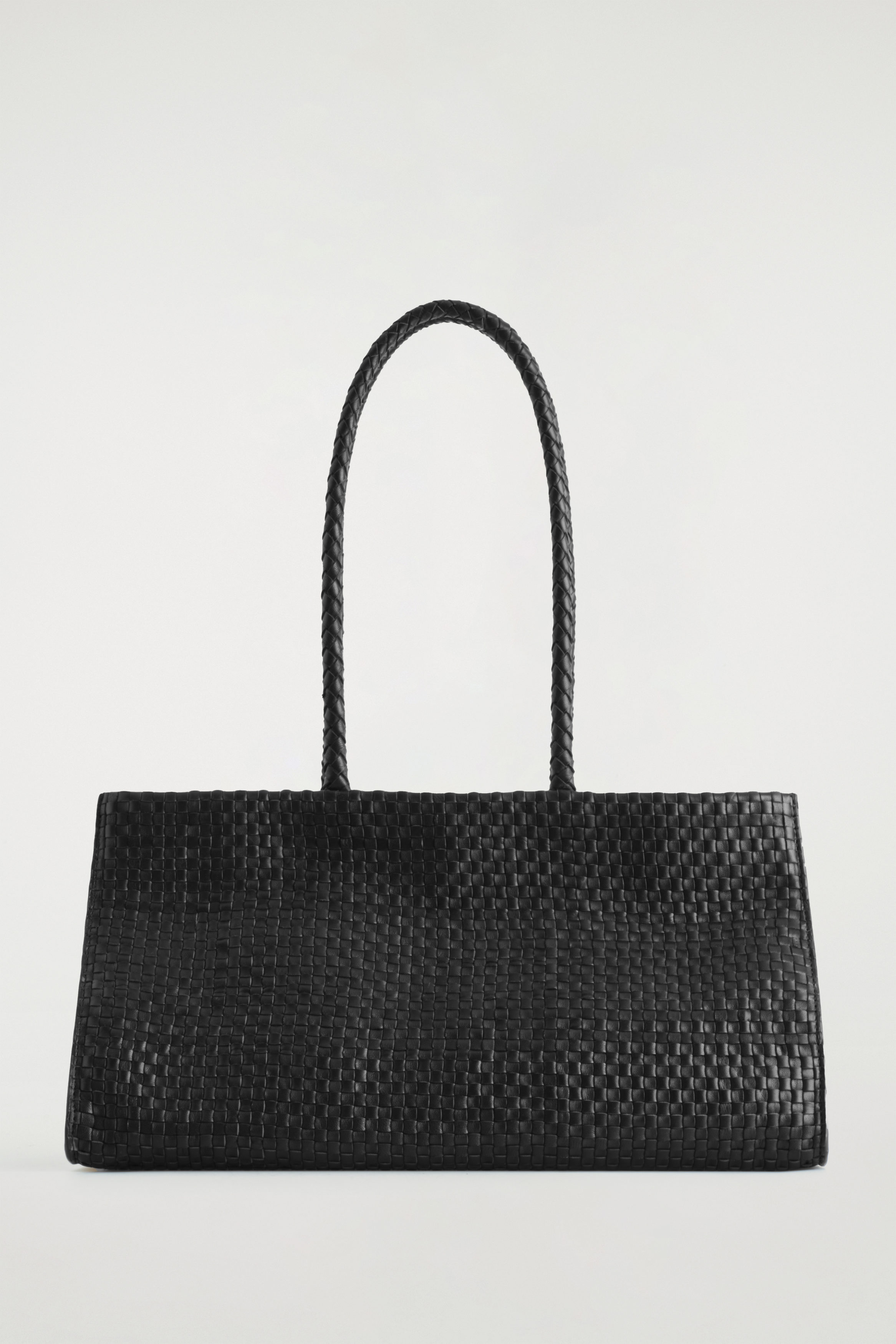 Gallery Hand-Woven Tote Bag - Leather
