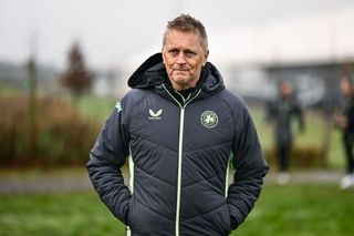 Dublin , Ireland - 13 November 2024; Head coach Heimir Hallgrimsson during a Republic of Ireland training session at the FAI National Training Centre in Abbotstown, Dublin. (Photo By Ben McShane/Sportsfile via Getty Images)